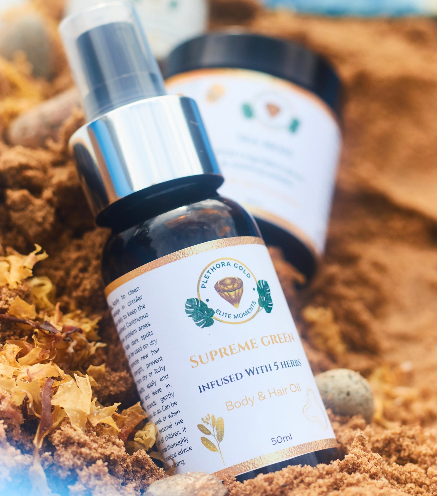 Supreme Green Body & Hair Food Oil (Neem & Moringa)