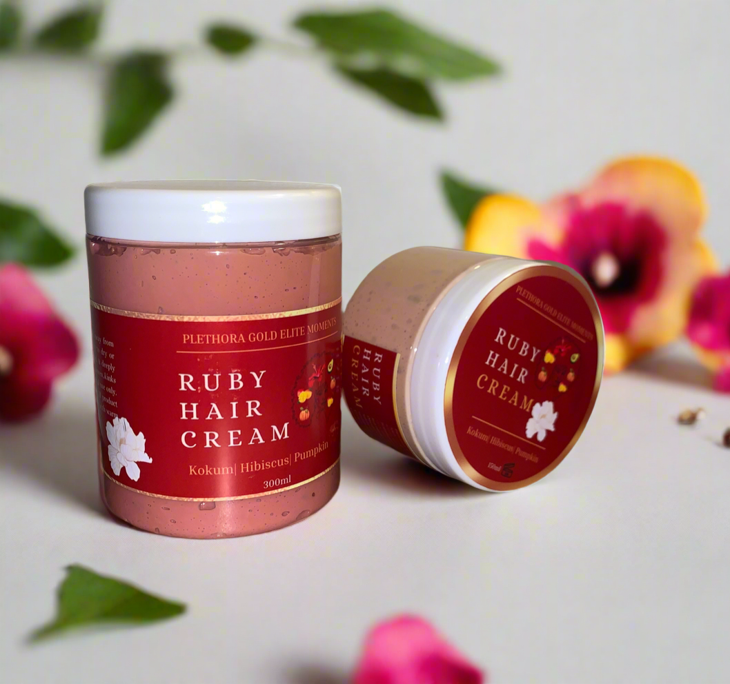R U B Y | Hibiscus & Pumpkin Hair Cream