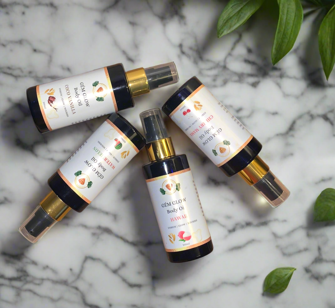 GÉM Glow Body Oil:(Various Scents)
