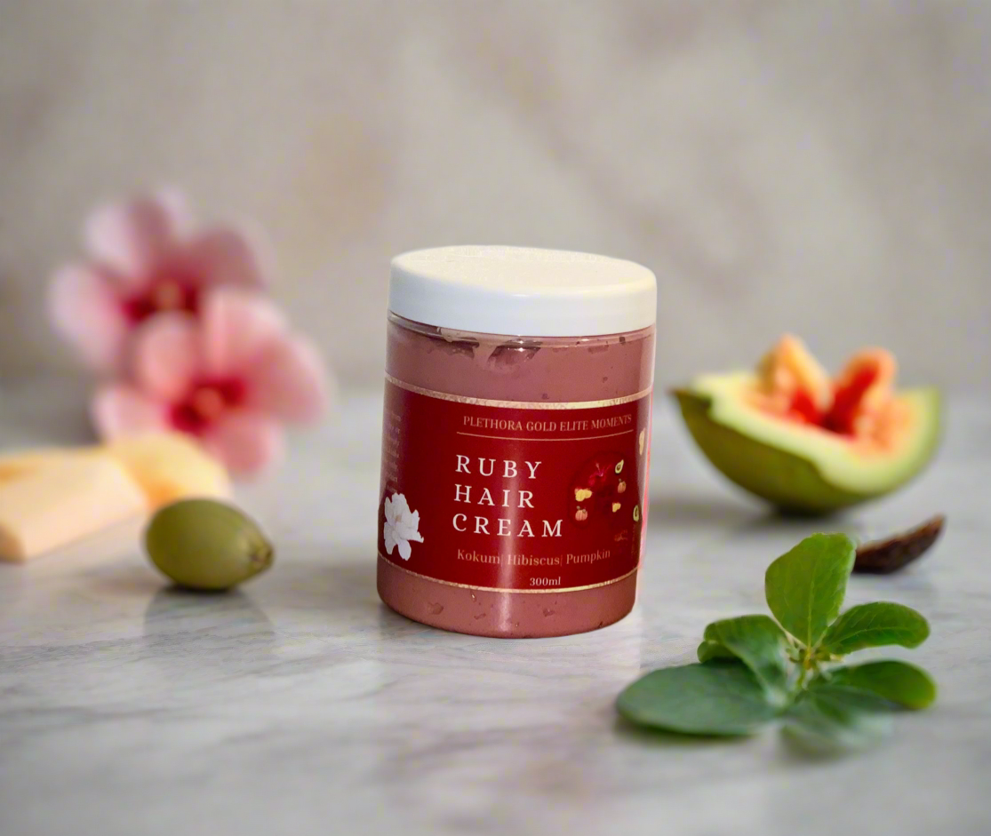 R U B Y | Hibiscus & Pumpkin Hair Cream