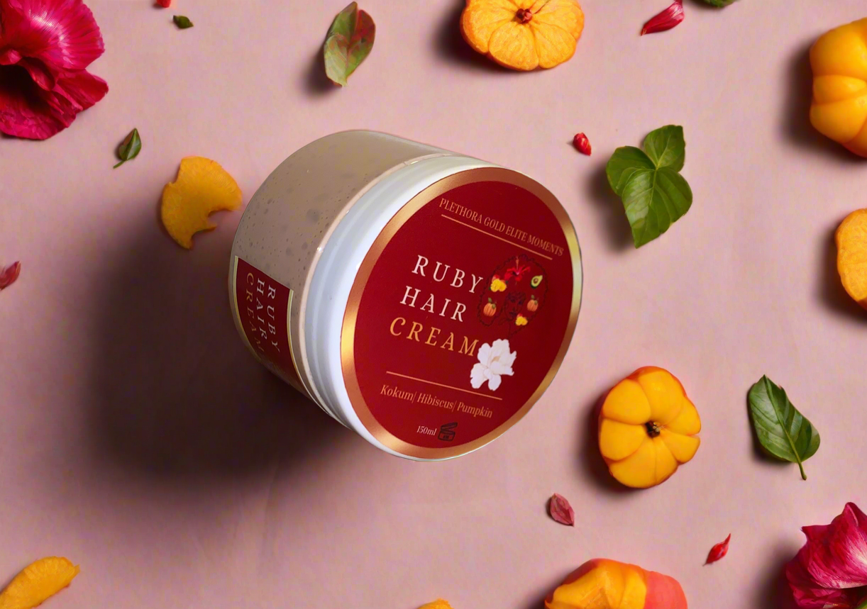 R U B Y | Hibiscus & Pumpkin Hair Cream