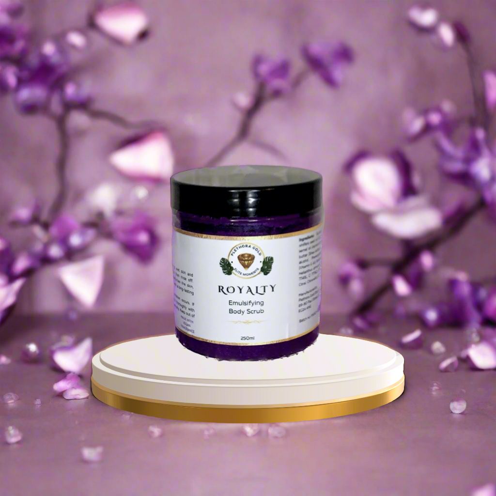 Emulsifying Body Scrub: Royalty