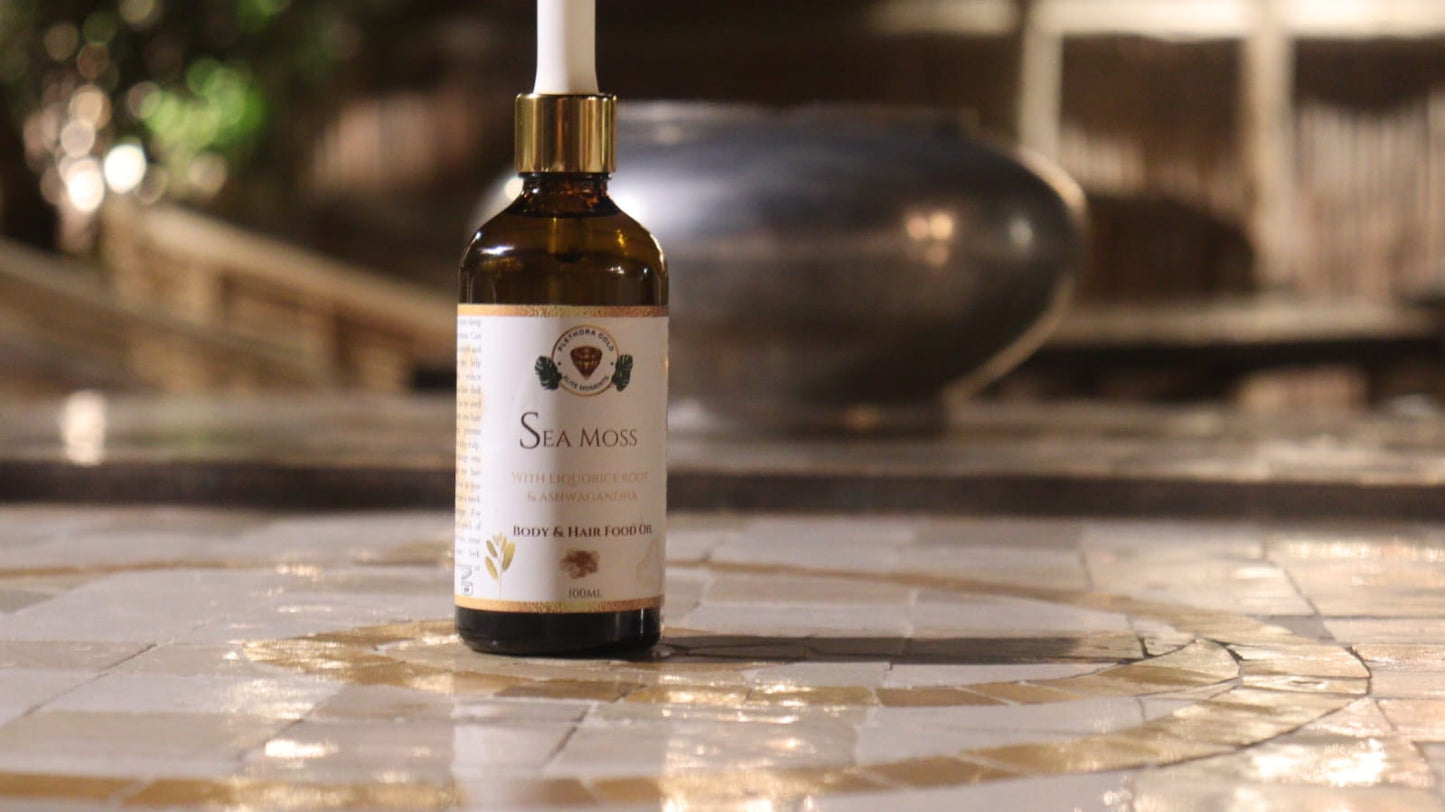 Sea Moss with Liquorice Root & Ashwagandha Body & Hair Food Oil